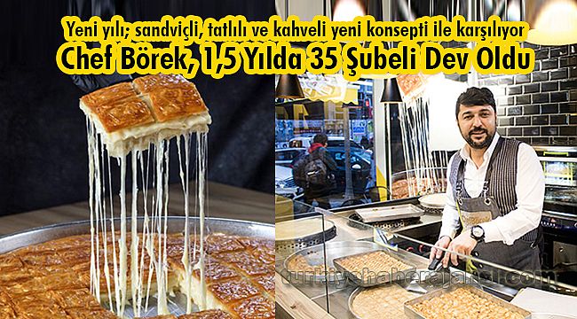 Chef Börek, 1,5 Yılda 35 Şubeli Dev Oldu Ekonomi Türkiye Haber Ajansı